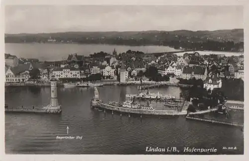 Lindau - Hafenpartie - ca. 1955