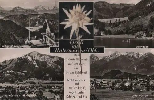 Unterwössen - u.a. mit Hochplatte - 1961