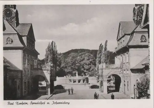 Bad Nauheim - Sprudelhof mit Johannisberg - ca. 1960