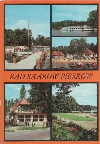 Bad Saarow-Pieskow - u.a. Sampferanlegestelle Schwanenwiese - ca. 1980