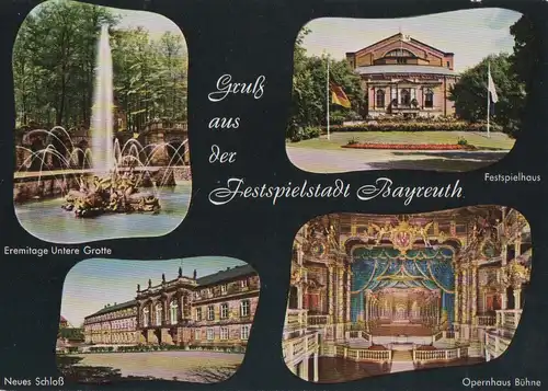 Bayreuth - u.a. Neues Schloß - ca. 1970