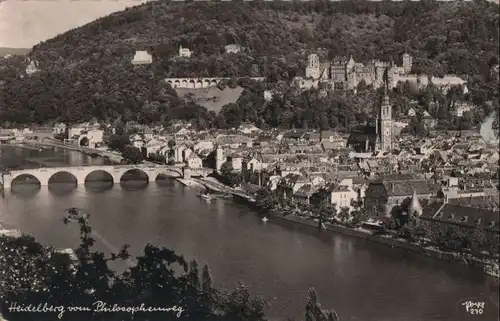 Heidelberg - vom Philosophenweg - ca. 1960
