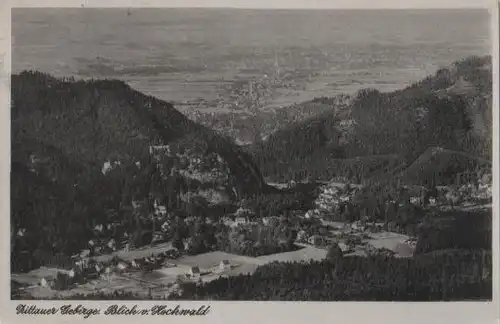 Zittauer Gebirge - Blick nach Zittau - 1950
