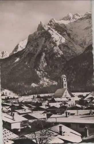 Mittenwald - mit Karwendel - ca. 1955