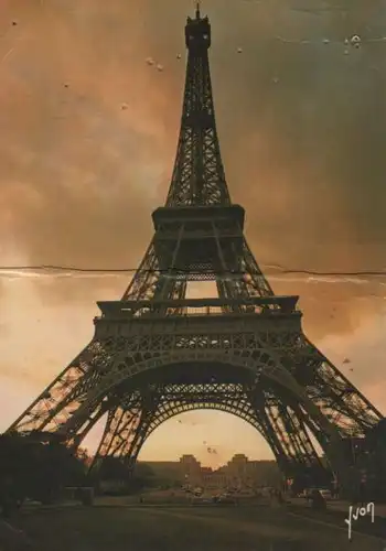 Frankreich - Frankreich - Paris - Crepuscule sur la Tour Eiffel - 1983