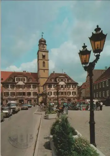 Bad Mergentheim - Partie am Marktplatz - 1983