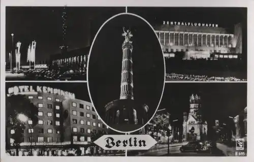 Berlin, Westteil - 5 Teilbilder - 1958