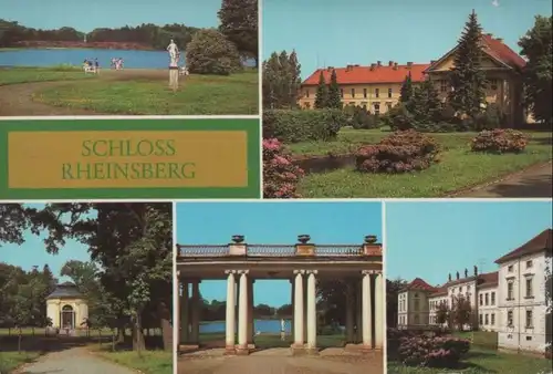 Rheinsberg - Schloss, u.a. Stadtseite - 1987