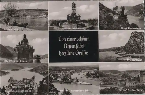 Rhein - u.a. Rüdesheim - ca. 1955