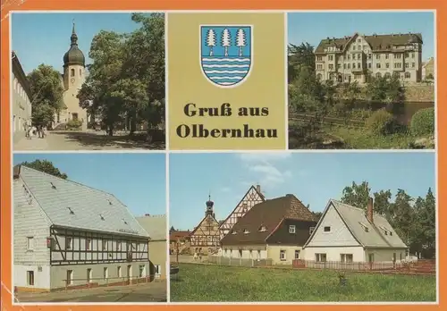 Olbernhau - u.a. Rathaus - 1990