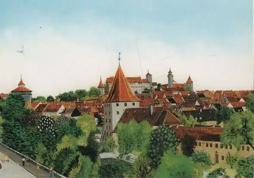 Nürnberg - Altstadt-Panorama - ca. 1985