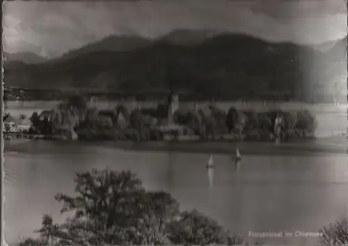 Chiemsee, Fraueninsel - mit Hochfelln - ca. 1965