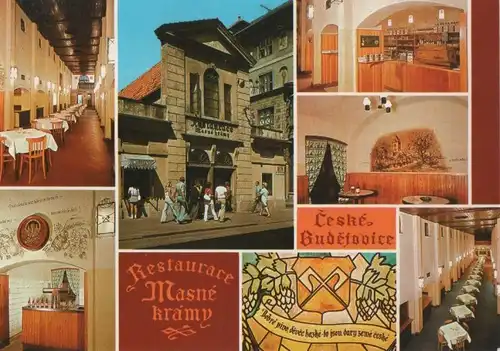 Tschechien - Tschechien - Ceske Budejovice - Restaurant Masne kramy - 1977