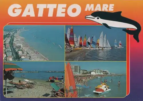 Italien - Italien - Gatteo - 4 Teilbilder - ca. 1985