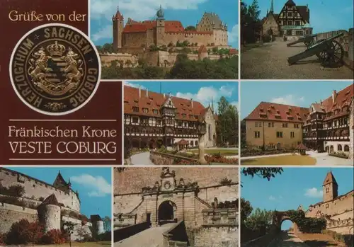 Coburg - Fränkische Krone, Veste - ca. 1980