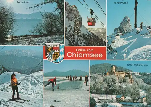 Chiemsee - u.a. Eisstockschießen - ca. 1985