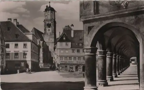 Memmingen - Marktplatz und St. Martinskirche - 1960