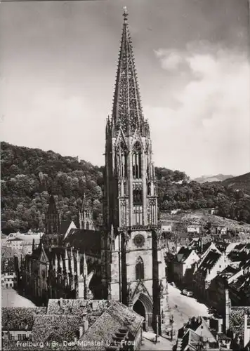 Freiburg - Das Münster U.L. Frau - ca. 1965