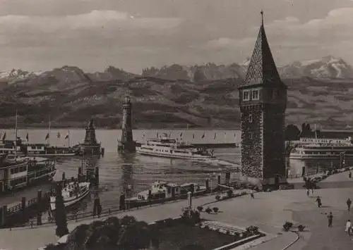 Lindau im Bodensee - Hafen - ca. 1965