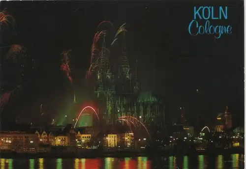 Köln - Feuerwerk am Dom