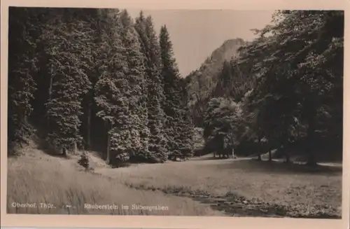 Oberhof - Räubersteim im Silbergraben - 1955