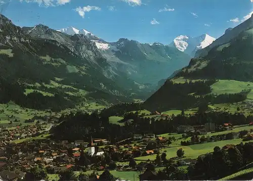 Schweiz - Frutigen - Schweiz - Dorf und Kirche