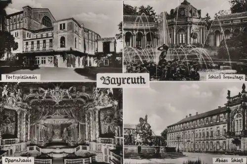 Bayreuth - u.a. Opernhaus - ca. 1950