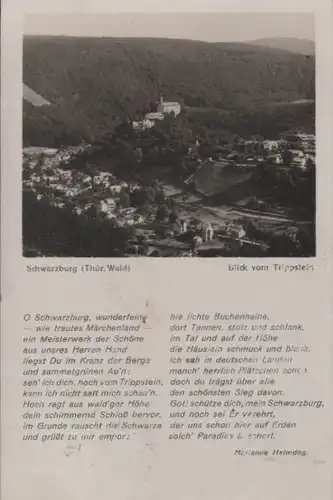 Schwarzburg - Blick com Trippstein - 1930