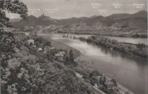 Drachenfels - Blick vom Rolandsbogen - 1958