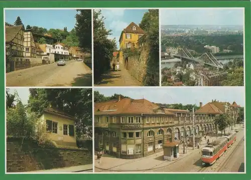 Dresden - u.a. Blick von der Grundstraße - 1989