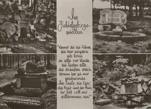 Fichtelgebirge - Fichtelgebirgsquellen, u.a. Eger - 1969