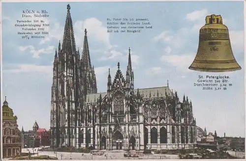 Köln - Dom - Südseite - ca. 1935