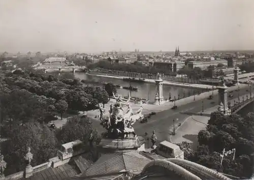 Frankreich - Frankreich - Paris - Perspective sur la Seine - ca. 1945