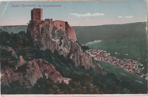 Rappoltsweiler - Ruine Giersberg - 1918