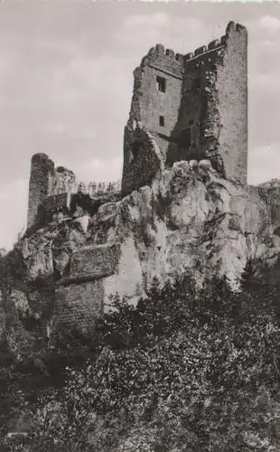 Königswinter - Ruine Drachenfels, Rhein - ca. 1955