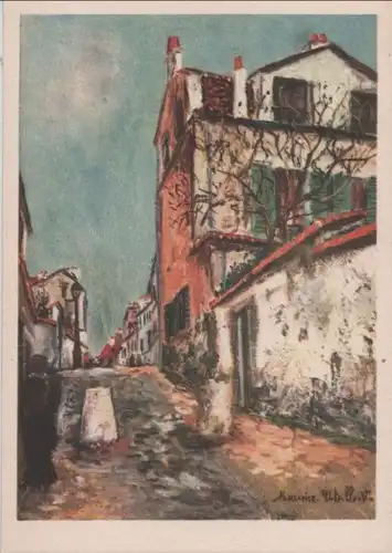 Utrillo Rue Cortot, Montmartre