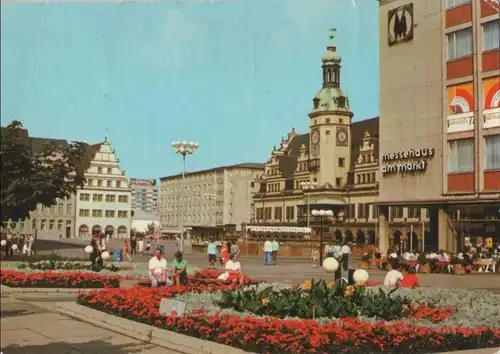 Leipzig - Markt und Altes Rathaus - 1979