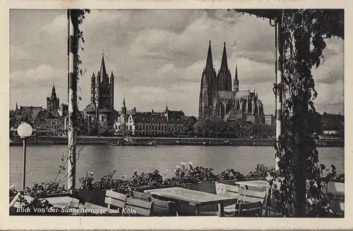 Köln - Blick von Sünnerterrasse - ca. 1955