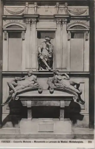 Italien - Italien - Florenz - Firenze - Cappella Medicea, Monumento a Lorenzo - ca. 1955