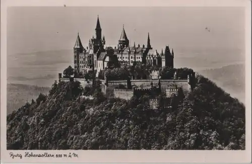 Burg Hohenzollern bei Bisingen - ca. 1955