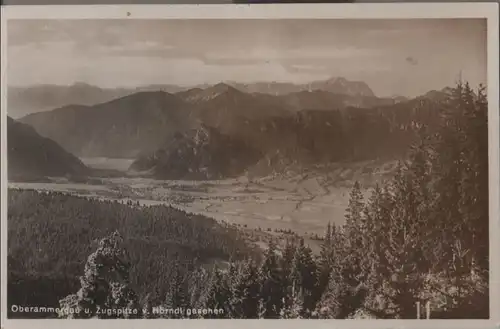 Oberammergau - gesehen vom Hörndl - 1930