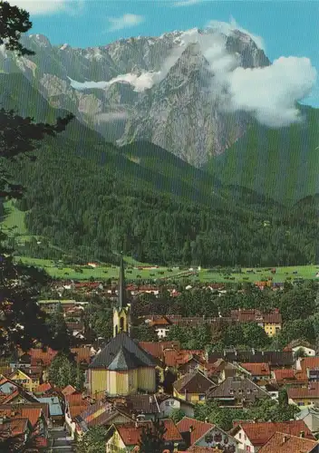 Garmisch-Partenkirchen - gegen Waxenstein - ca. 1980