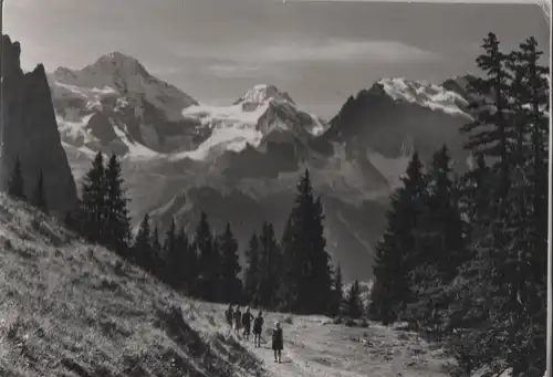 Schweiz - Schweiz - Wengen - Breithorn und Tschingelhorn - ca. 1965