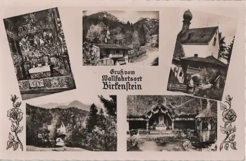 Fischbachau-Birkenstein - 5 Teilbilder - 1955
