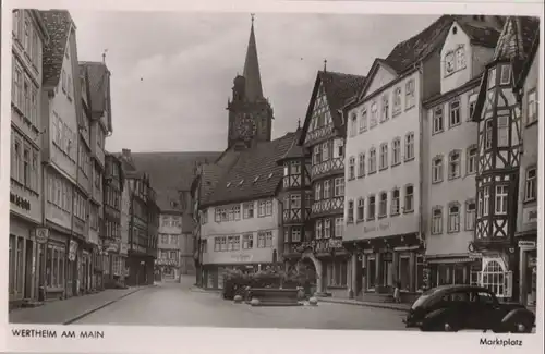 Wertheim - Marktplatz - ca. 1955