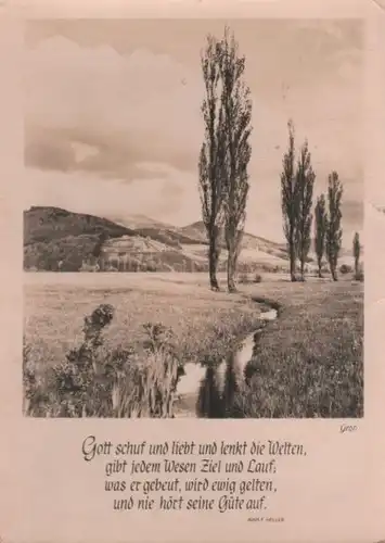 Bäume am Bach - 1964