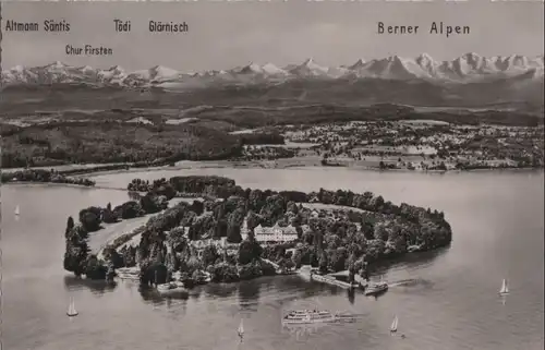 Mainau - mit Berner Alpen - ca. 1960