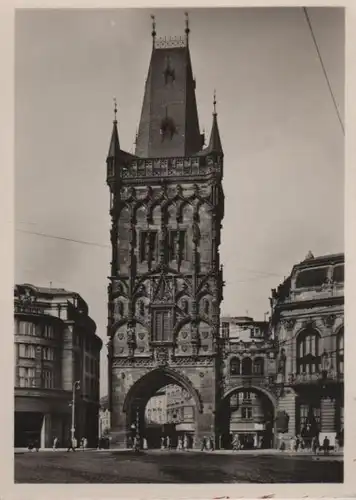 Tschechien - Tschechien - Prag - Praha - Pohled na Prasnou branu z Hybernske ulice - 1964
