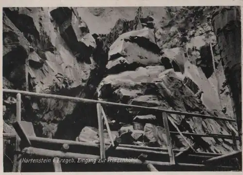 Hartenstein - Eingang zur Prinzenhöhle - 1960