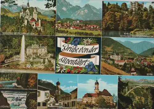 Alpen - Grüße von der Alpenfahrt - ca. 1980